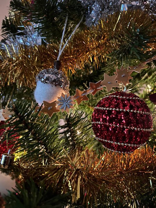 Celestial Stars Christmas Garland Tutorial